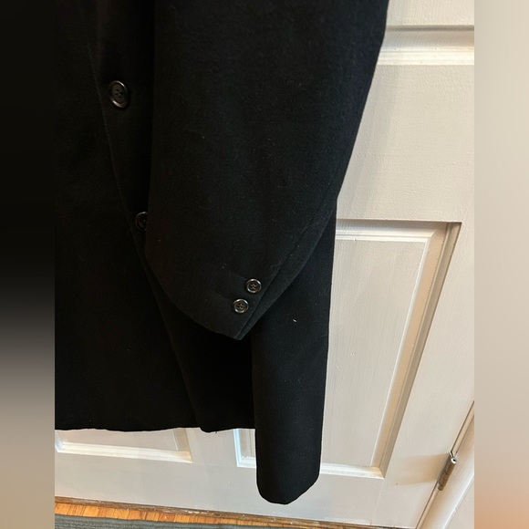 Genuine Montagnac & Fils Overcoat Sz 44/46 black - Picture 10 of 12